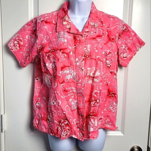 COLUMBIA River Resort Button Down Top - Picture 1 of 8